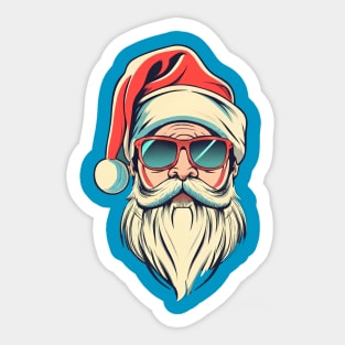 santa claus with glasses Sticker